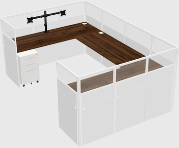 Cabine en u