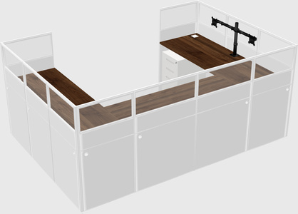 Cabine en u
