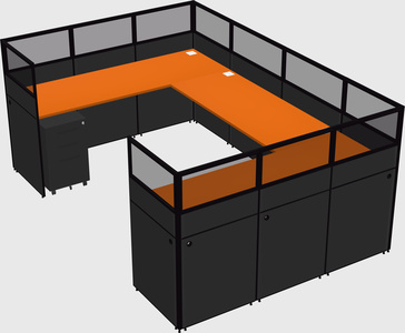 Cabine en u