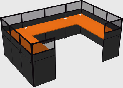 Cabine en u