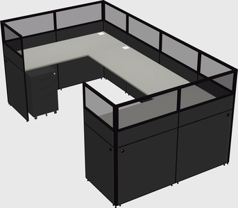 Cabine en u