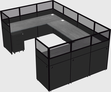 Cabine en u