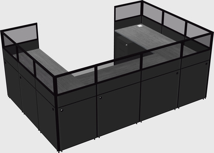 Cabine en u