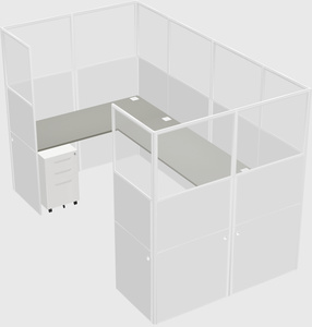 Cabine en u