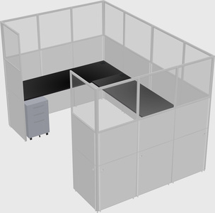 Cabine en u