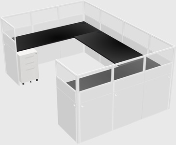 Cabine en u
