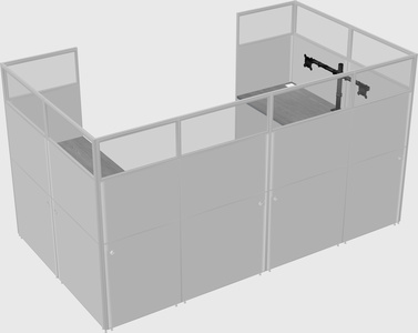Cabine en u