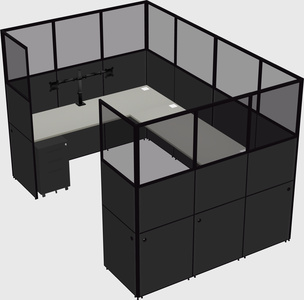 Cabine en u