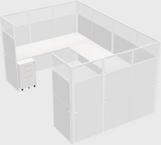 Cabine en u