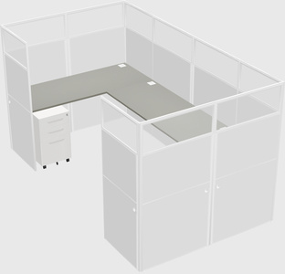 Cabine en u