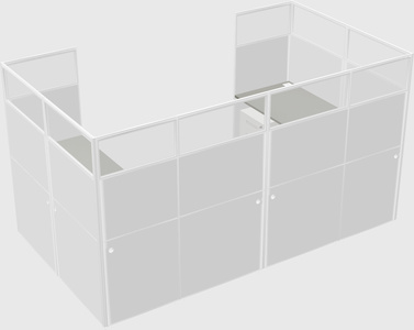 Cabine en u
