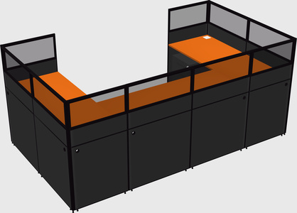 Cabine en u