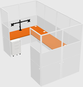 Cabine en u