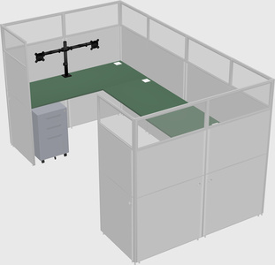 Cabine en u