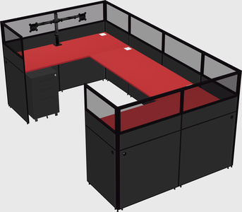 Cabine en u