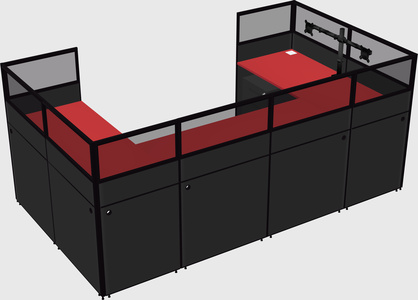 Cabine en u