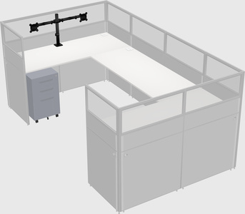 Cabine en u