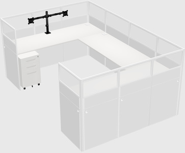 Cabine en u
