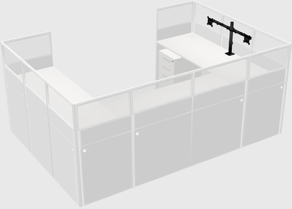 Cabine en u