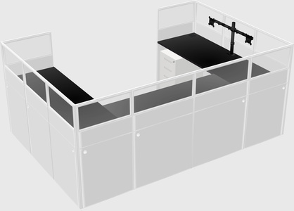 Cabine en u
