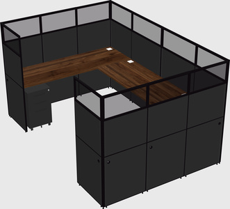 Cabine en u