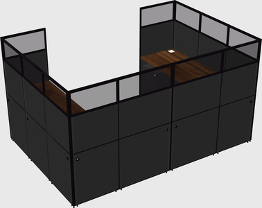 Cabine en u