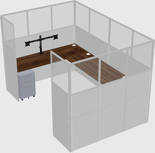 Cabine en u