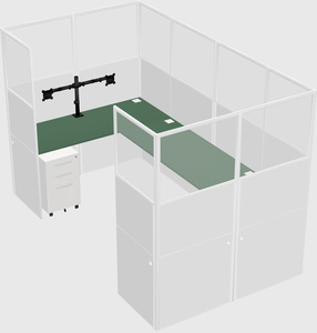 Cabine en u