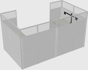 Cabine en u