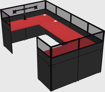 Cabine en u