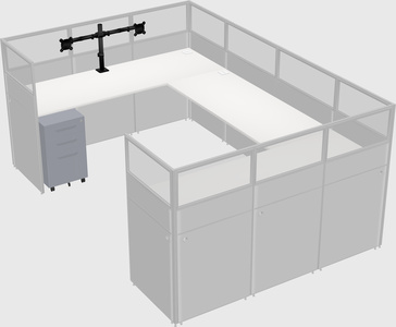 Cabine en u