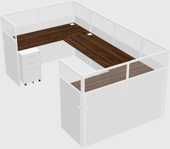 Cabine en u