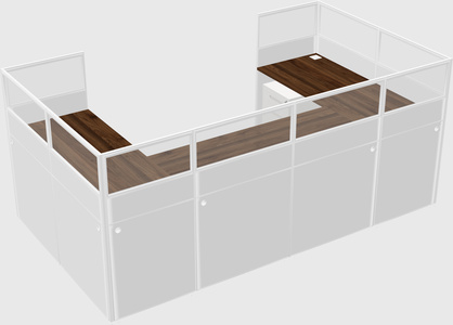Cabine en u