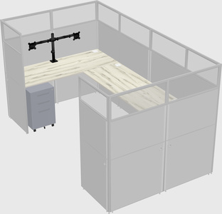 Cabine en u