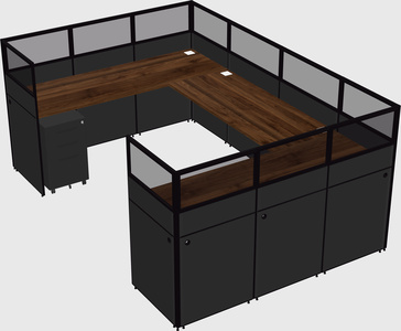 Cabine en u