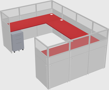 Cabine en u
