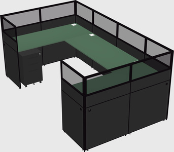 Cabine en u