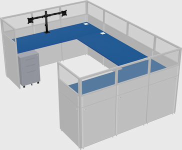 Cabine en u