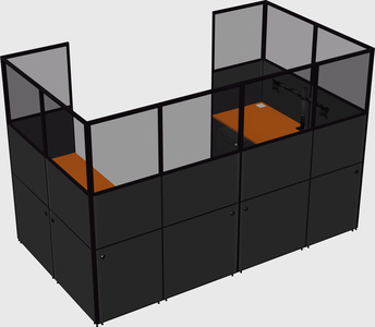 Cabine en u