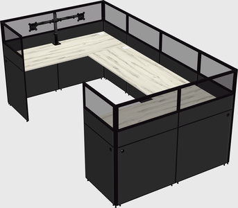Cabine en u
