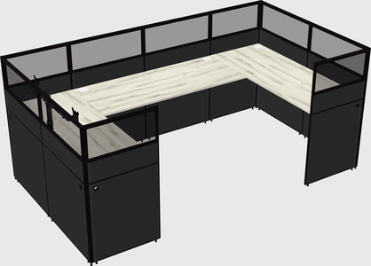 Cabine en u