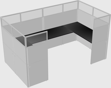 Cabine en u