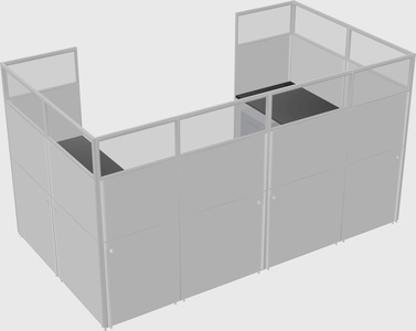 Cabine en u