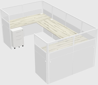 Cabine en u