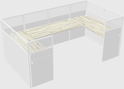 Cabine en u