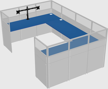 Cabine en u