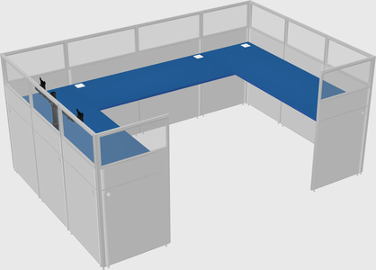 Cabine en u