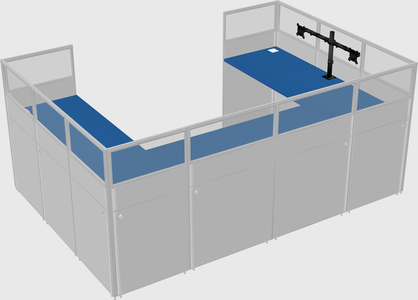 Cabine en u