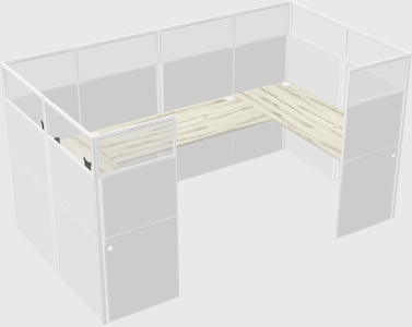 Cabine en u