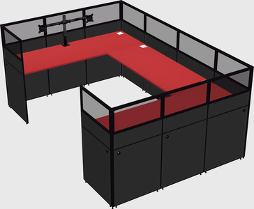 Cabine en u